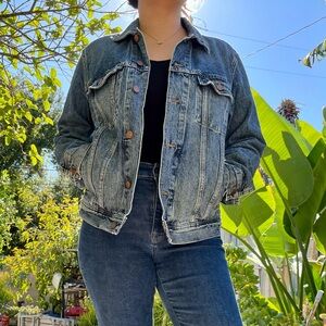 Madewell Trucker Blue Denim Jacket